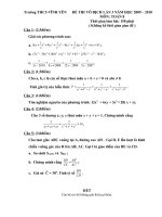 Đề thi vô địch Toán 8