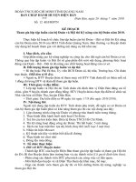 Kế hoạch Tham gia lớp tập huấn cán bộ Đoàn và Hội thi Kỹ năng cán bộ Đoàn năm 2010