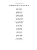 tuyển tập các bài đồng dao cho bé yêu