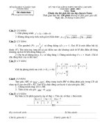 Đề thi toán vào chuyên Lam Sơn năm học 2010-2011