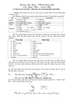 Ngữ pháp câu trực tiếp gián tiếp