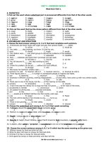Ôn Tập 10 CB - Unit 9-10 -(4 Tests)