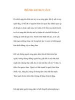 Biểu hiện một tâm lý yếu ớt docx