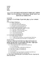 Đề tài: CÁC GIẢI PHÁP NHẰM HOÀN THIỆN QUY TRÌNH PHỤC VỤ CỦA BÔ PHẬN WINE BAR- NIGHT SPOT TẠI KHÁCH SẠN SHERATON ppt