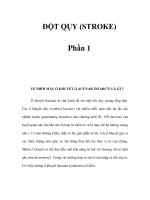 ĐỘT QỤY (STROKE) - Phần 1 ppsx