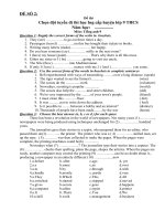 ĐỀ THI HSG HUYỆN AV 9(số 6)