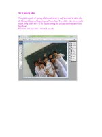 Xử lý ảnh bị nhòe trong photoshop ppt