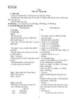 Giáo Án Toán Lớp 3 _ Tuần 26 pptx