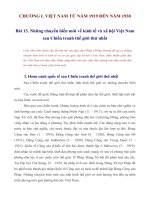 Bài 13. Những chuyển biến mới về kinh tế và xã hội Việt Nam sau Chiến tranh thế giới thứ nhất