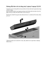 Hướng dẫn tháo rời các dòng máy Laptop Compaq CQ