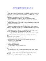 đề thi hsg môn hóa 11