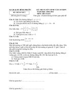 ĐỀ THI VÀO CẤP 3-CÓ LỜI GIẢI