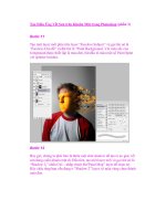 Tạo Hiệu Ứng Vết Sơn trên Khuôn Mặt trong Photoshop (phần 3) pdf