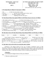 ĐỀ THI VÀO 10 TỈNH BẮC GIANG ĐỢT 2