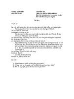 Vai trò của môi trường tự nhiên đối với đời sống con người