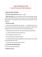 Bài giảng tim mạch - ĐIỀU TRỊ NHỒI MÁU CƠ TIM ppt