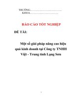 Báo cáo tốt nghiệp: 