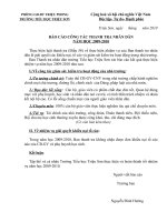 BÁO CÁO CÔNG TÁC THANH TRA NHÂN DÂN