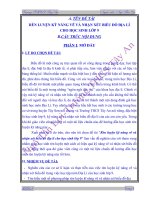 Rèn luyện kĩ năng vẽ và nhận xét biểu đồ địa li cho học sinh lớp 9