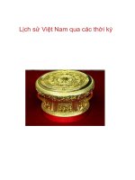 Lịch sử Việt Nam qua các thời kỳ part 1 pdf