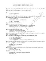 Các bài toán về thể tích