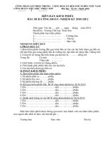 BIÊN BẢN KIỂM PHIẾU BẦU BCH