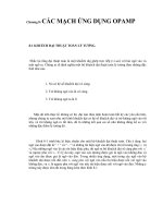 Chương 8: CÁC MẠCH ỨNG DỤNG OPAMP ppt