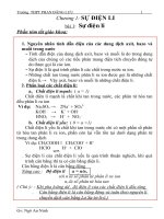 hóa 11, phần đại cương vô cơ