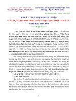 sơ kết xây dựng trường học thân thiện 2009-2010