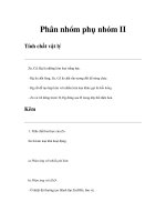 Phân nhóm phụ nhóm II pot