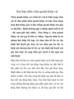 Xoa bóp chữa viêm quanh khớp vai pot