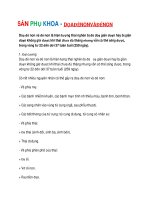 SẢN PHỤ KHOA - DỌA ĐẺ NON VÀ ĐẺ NON docx