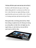 5 bài học đối thủ cạnh tranh nên học hỏi từ iPad 2 ppsx