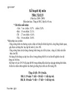 KE HOACH BO MON VẬT LÍ