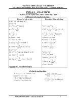 Bài tập dạy luyện tập-lớp 12(HK I)