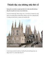 Thánh địa của những nhà thờ cổ pptx