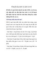 Chuyển dạ sinh và cách xử trí doc