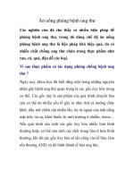 Ăn uống phòng bệnh ung thư ppt