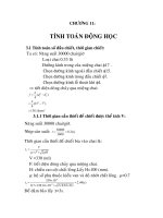 Chương 11: Tính toán động học sản xuẩt bia chai pptx