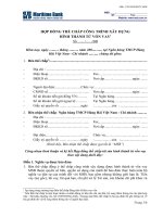 HỢP ĐỒNG THẾ CHẤP CÔNG TRÌNH XÂY DỰNG HÌNH THÀNH TỪ VỐN VAY ppt