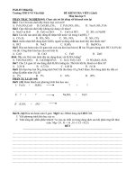 de kiem tra hoa 9 lan 1