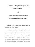 CÁC RỐI LOẠN DẠ DÀY-RUỘT VÀ MẤT NƯỚC Ở TRẺ EM - Phần 1 pot