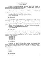 CÂU HỎI THI ATGT (Thi trắc nghiệm)