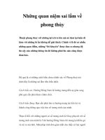 Những quan niệm sai lầm về phong thủy ppsx