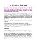 Ăn uống ''''xoa dịu'''' ổ loét dạ dày ppt