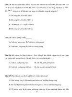 533 câu trắc nghiệm vật lý part 3 potx