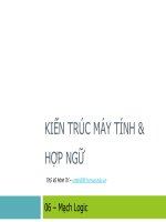 KIẾN TRÚC MÁY TÍNH &HỢP NGỮ - PHẦN 7 ppt