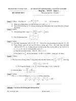 ĐỀ THI MÔN TOÁN - KỲ THI ĐẠI HỌC KHỐI A NĂM 2003 docx