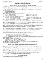 Bài tập đối xứng tâm