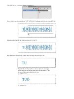 Tạo ảnh động theo phương pháp frame by frame và motion tween part3 pdf